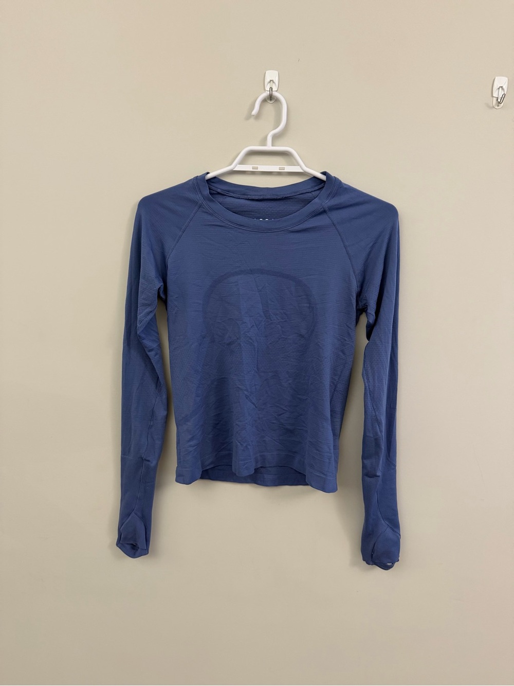 lululemon athletica Long-Sleeve Crew Tee in Dusty Blue